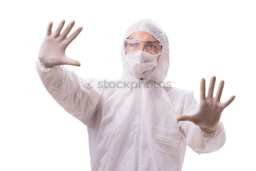 Similar – Image, Stock Photo cleanroomclothing Painter