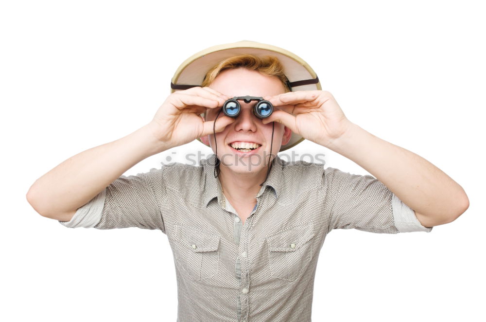 Similar – Image, Stock Photo Big glasses Human being