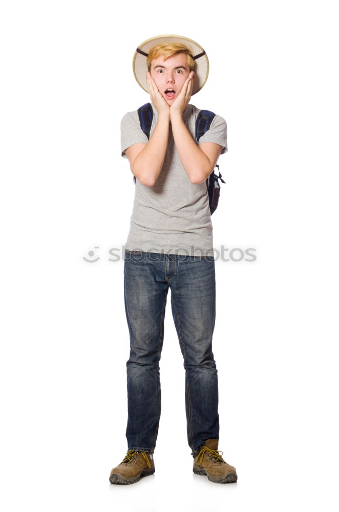 Similar – Image, Stock Photo Little thoughtful boy