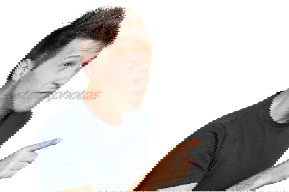 Similar – Image, Stock Photo wink Face Healthy