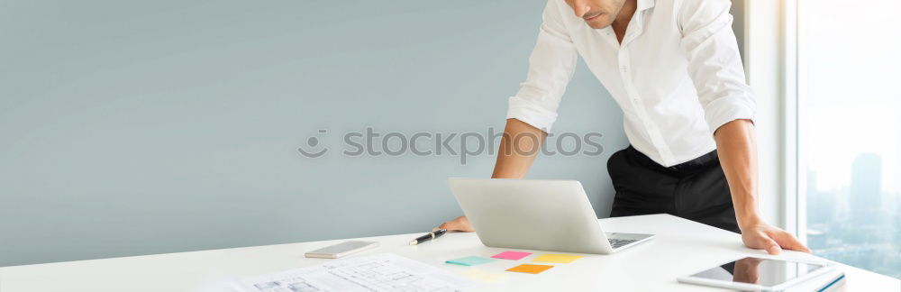 Image, Stock Photo Working space Office work