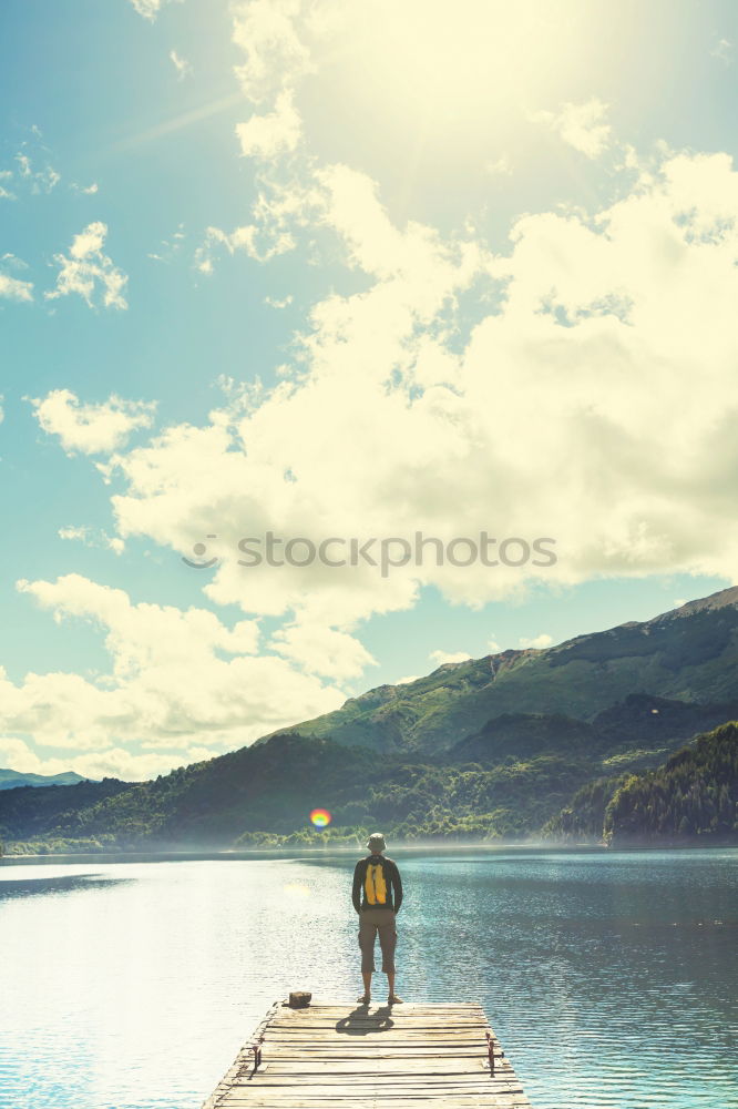 Image, Stock Photo In the lake Relaxation