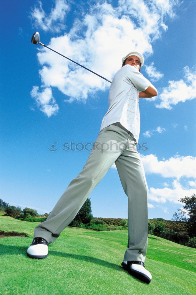 Similar – Foto Bild Abschlag an Loch 1 Sport