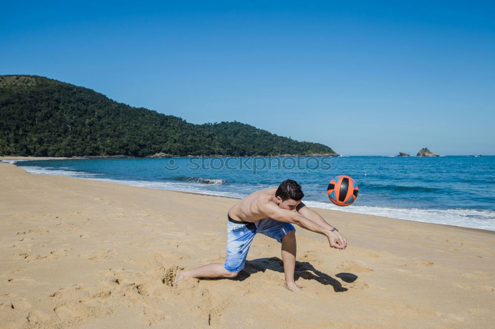 Similar – Image, Stock Photo Dog’s Beach Sky