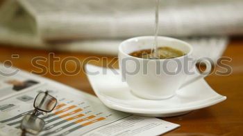 Similar – Image, Stock Photo business breakfast Cup