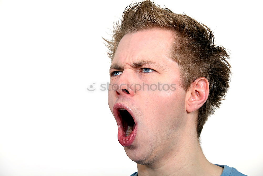 Similar – Image, Stock Photo disgusted Masculine