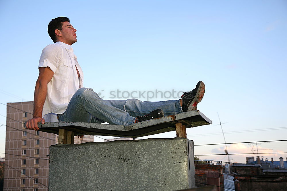 Similar – Image, Stock Photo skate or the Skateboarding