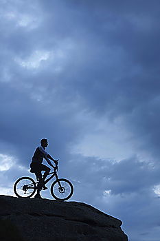 Similar – Image, Stock Photo Heavenly Cycle Route II