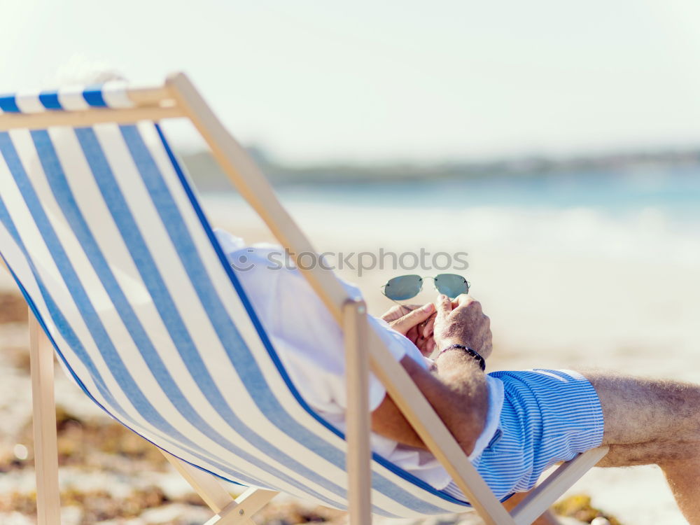 Similar – Image, Stock Photo Beachlife 6 Contentment