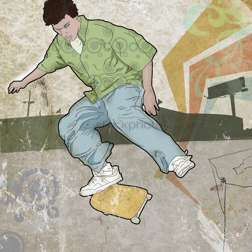 Similar – Image, Stock Photo flutter man Spray Tagger