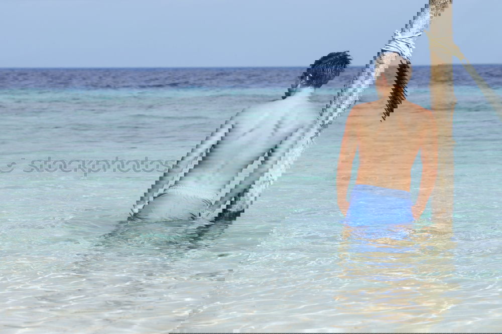 Image, Stock Photo cool water Human being
