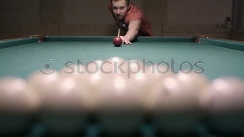 Image, Stock Photo Billiards 1 Pool (game)