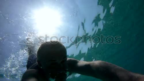 Similar – Image, Stock Photo The jump into the cold water