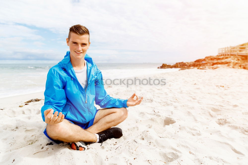 Similar – Image, Stock Photo the guitar and the sea Joy