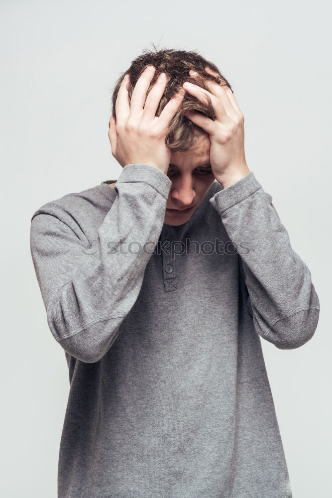 Image, Stock Photo Attractive woman in male shirt