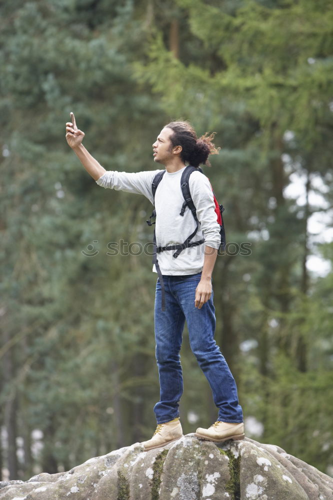 Similar – Image, Stock Photo Autumn Main loop woman
