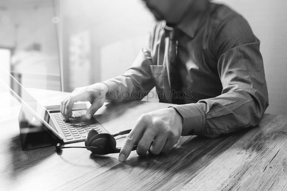 Similar – Image, Stock Photo Man buttoning belt on pants