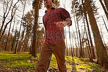 Image, Stock Photo wood Masculine Young man