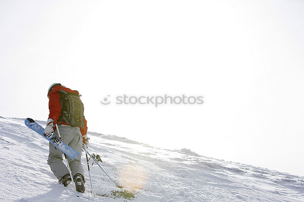 Similar – Schneeeeee… Bergsteigen