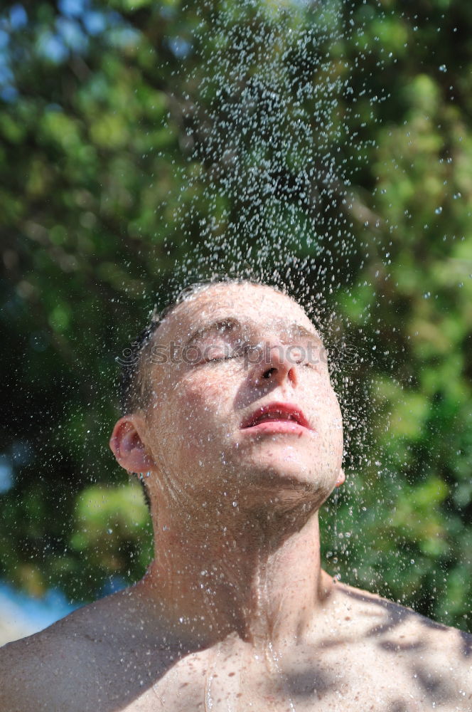 Similar – Image, Stock Photo Sportsman having rest Man