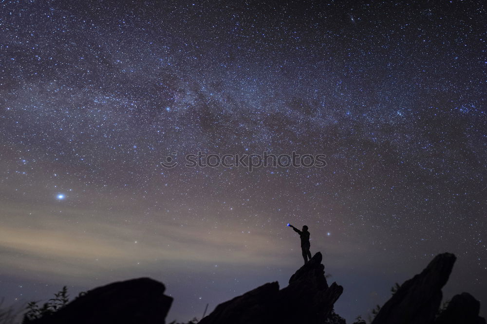 Similar – Star trails above the Three Peaks