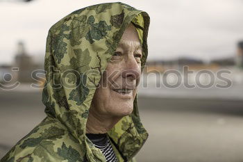 Similar – Senior citizen out and about in the countryside