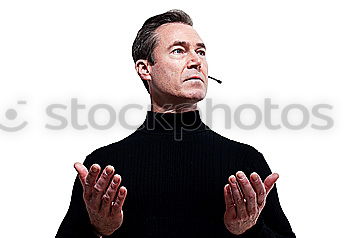 Similar – Image, Stock Photo listen To talk Man