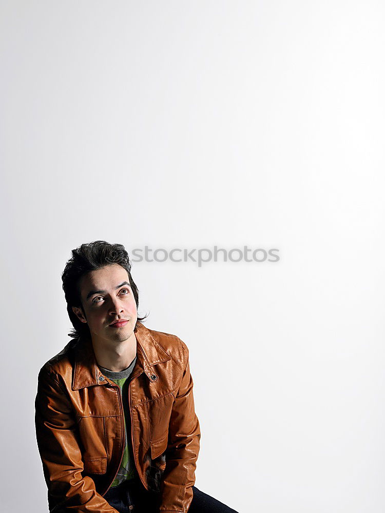 Similar – Image, Stock Photo Young man with bunch of flowers in hands