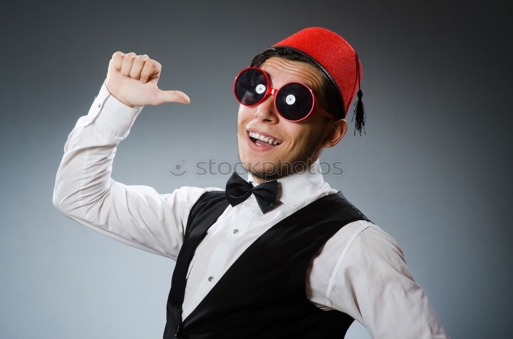 Similar – Image, Stock Photo serious boy with sunglasses