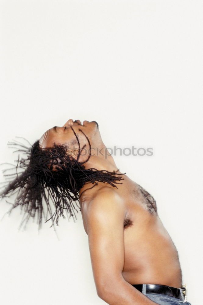 Similar – Image, Stock Photo Young dark skinned woman with dreadlocks