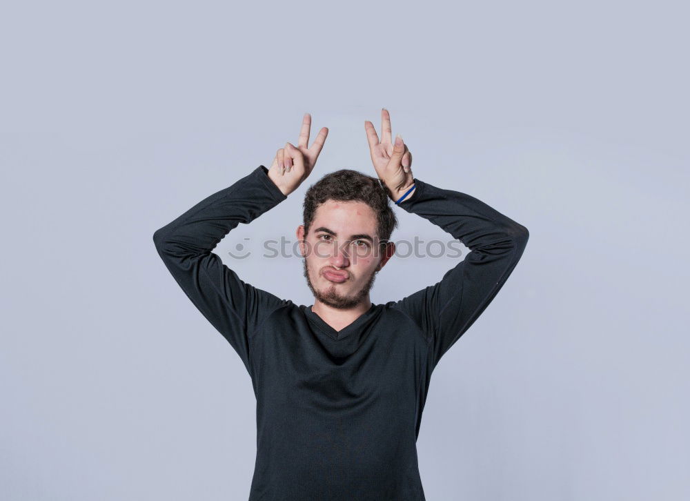 Similar – Image, Stock Photo Portrait of a man in a jumpsuit