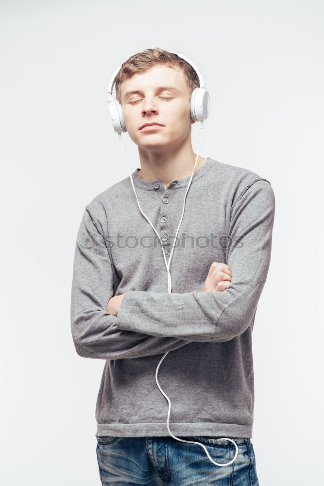 Similar – Stylish businessman in jacket in modern office