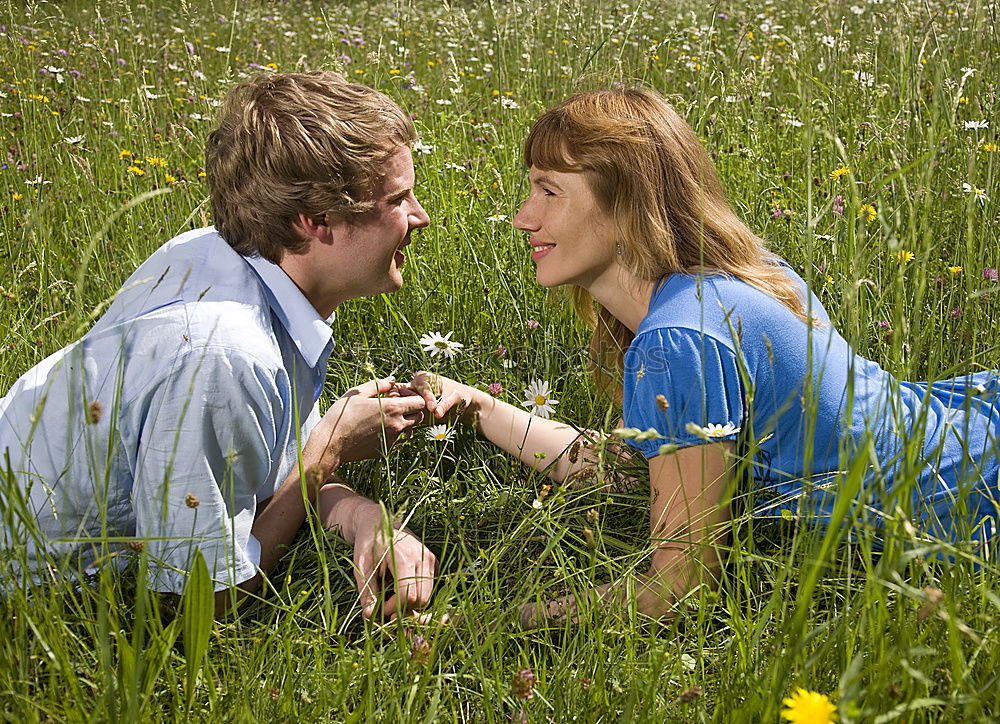 Similar – happy lovers on Holiday in the alps mountains