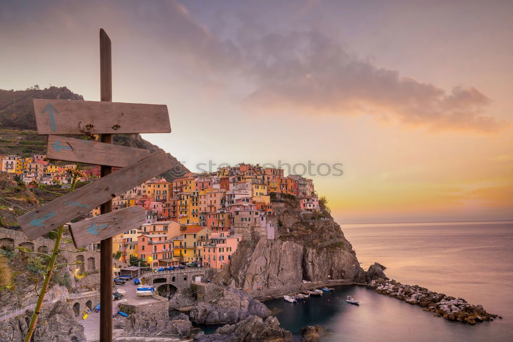 Similar – vernazza Tourism Ocean