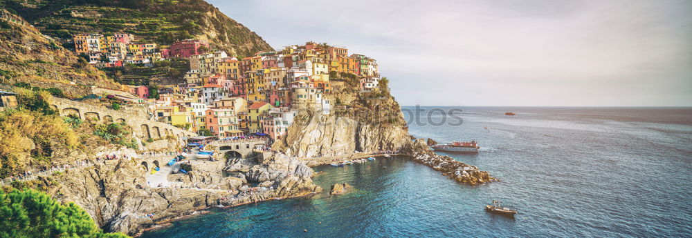 Similar – vernazza Tourism Ocean