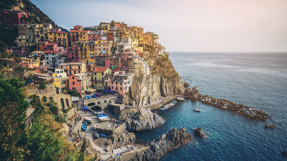 Similar – vernazza Tourism Ocean