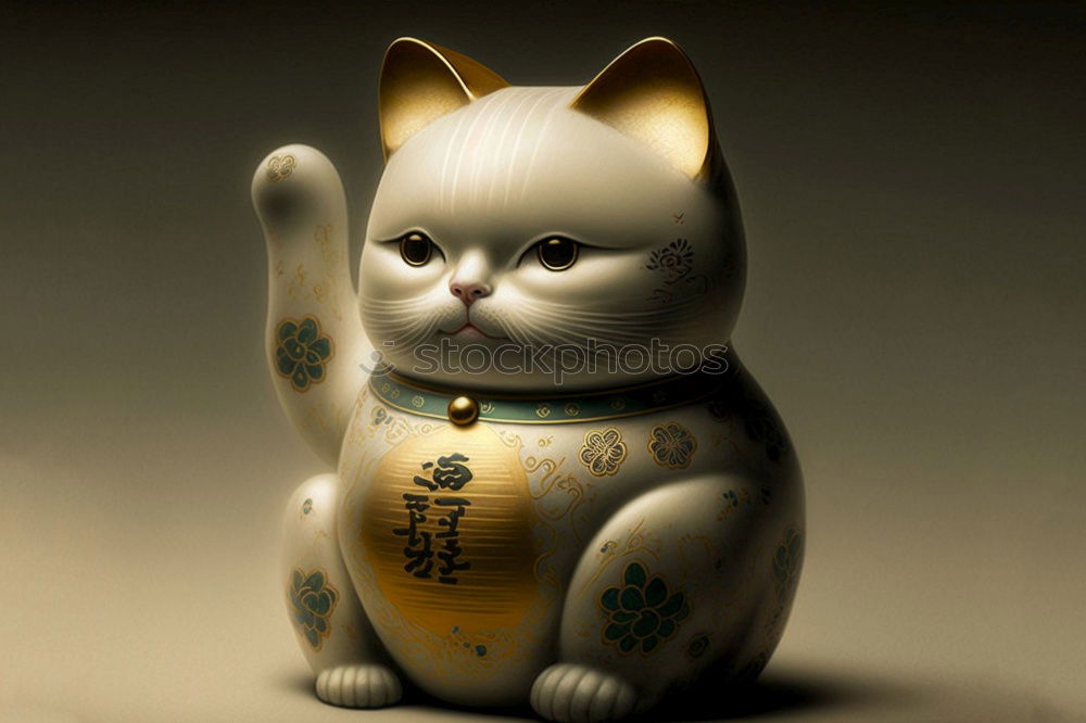 Similar – waving cat Sculpture