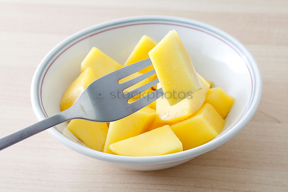 Similar – Image, Stock Photo Jammy Orange Breakfast on Blue