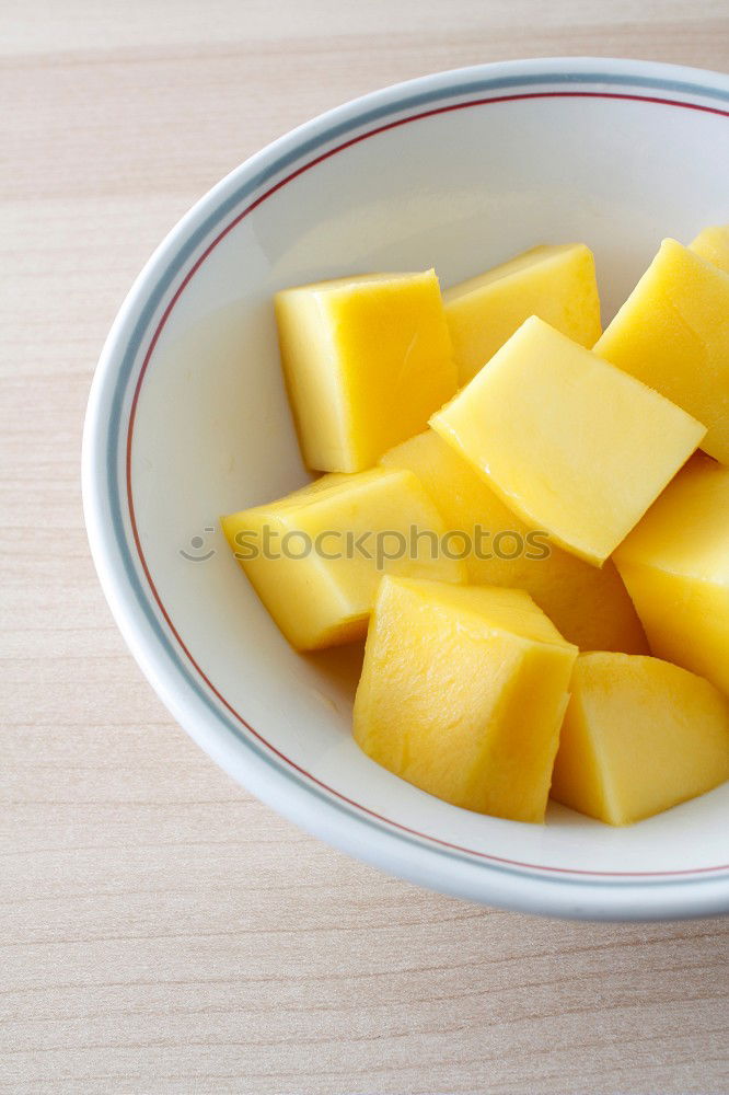 Similar – Image, Stock Photo Jammy Orange Breakfast on Blue