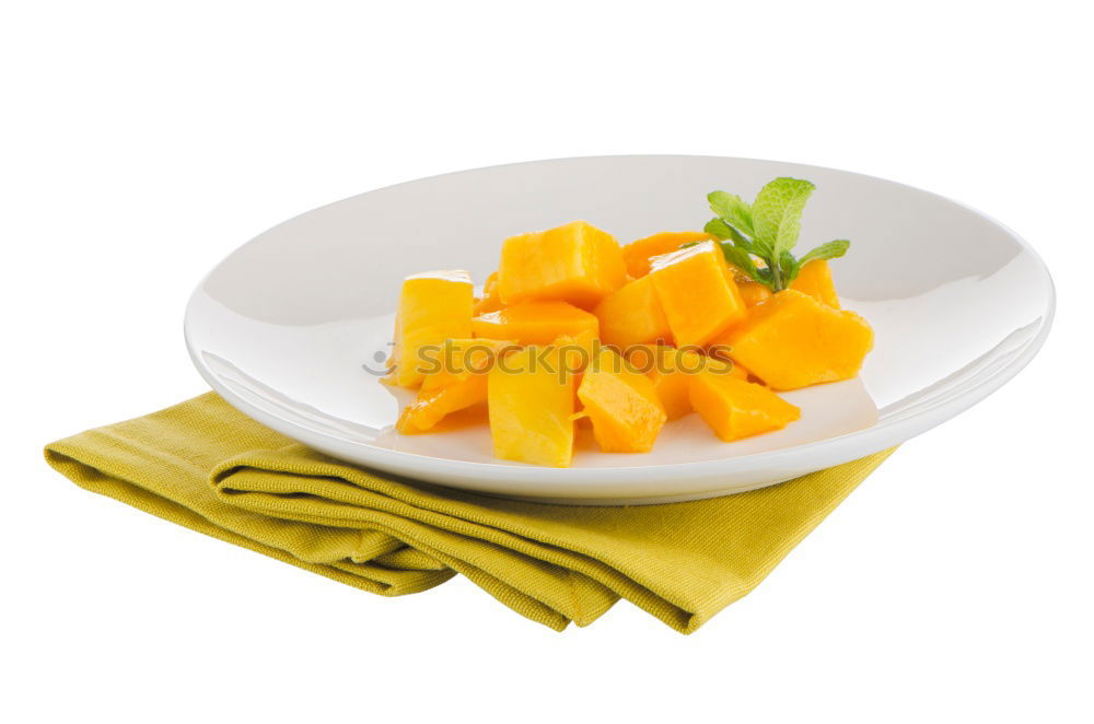 Similar – Image, Stock Photo Jammy Orange Breakfast on Blue