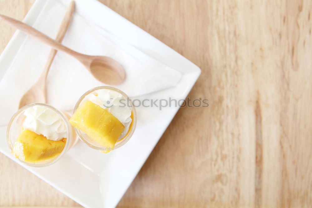 Similar – Image, Stock Photo Fresh honey in glass containers