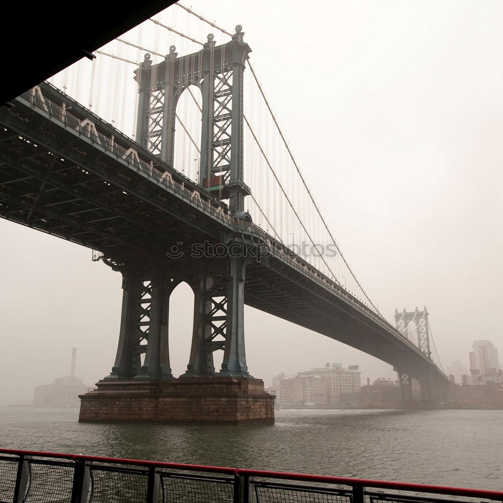 fog bridge Deserted Bridge