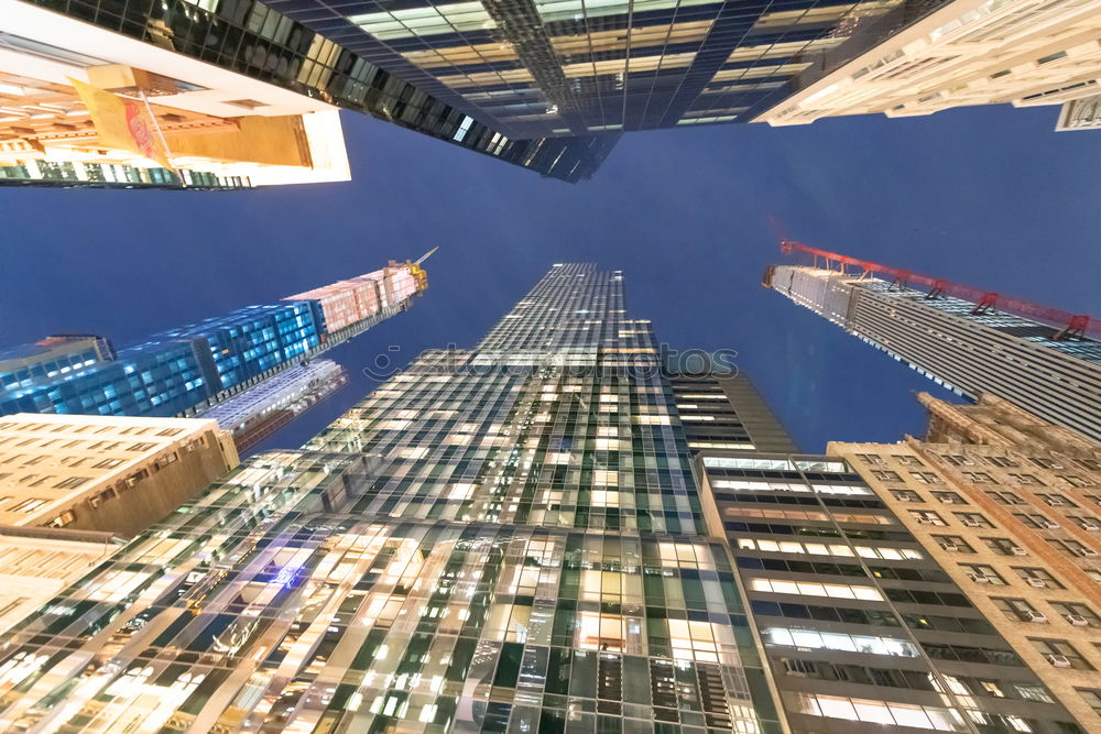 Similar – Image, Stock Photo New York Times Square with multiple exposure in New York