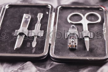 Similar – Image, Stock Photo Set of professional barber scissors