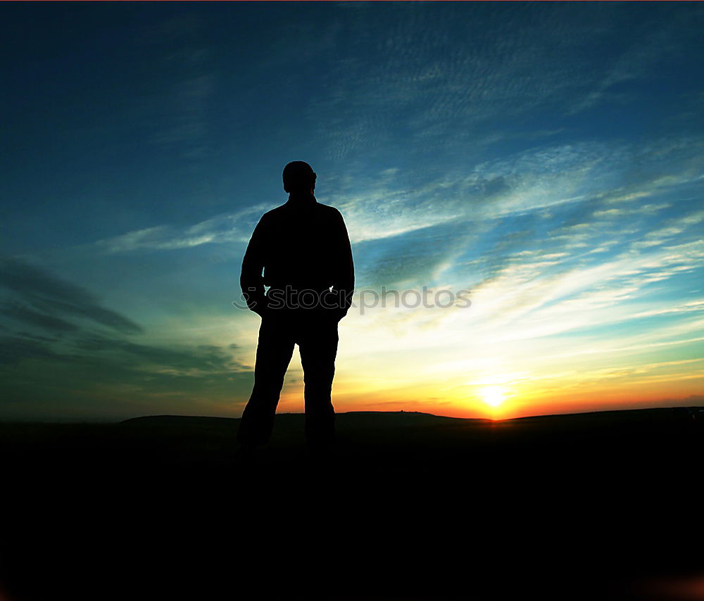 Similar – Image, Stock Photo A young person in the dunes of Hiddensee in bright sunshine with a fantastic view of the sea