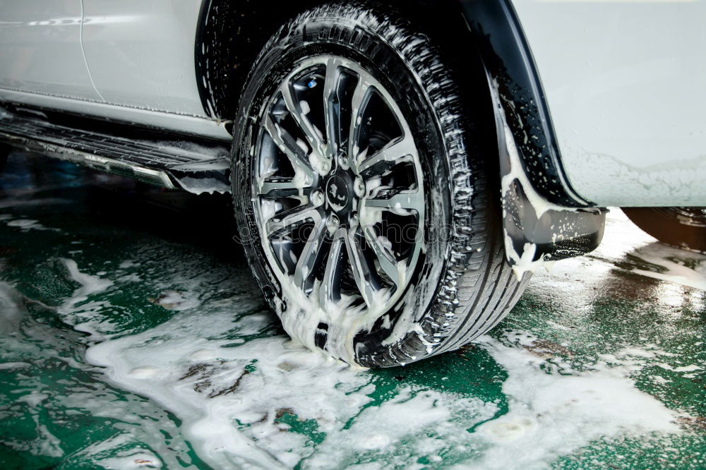 Similar – hoarfrost 2 Car tire Ice