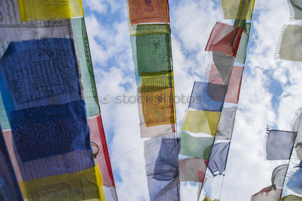 Tibetan prayer flags