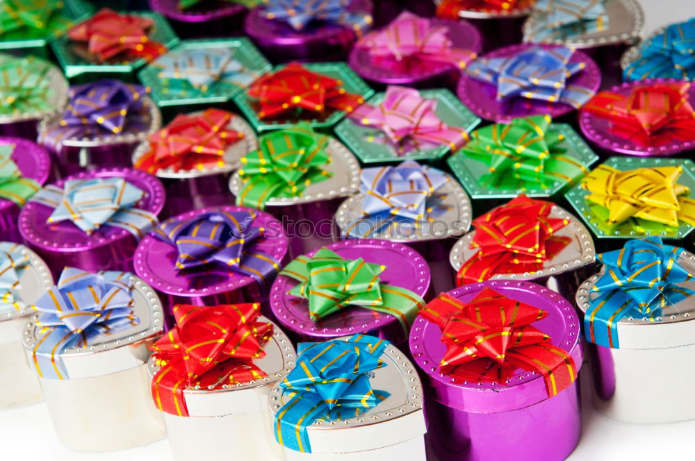 Similar – Image, Stock Photo Making necklaces of glass beads.