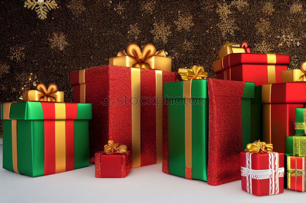 Similar – Image, Stock Photo Christmas presents for the family (I)