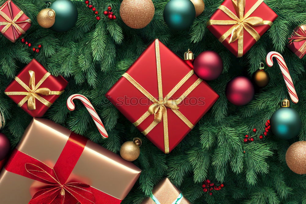 Similar – Image, Stock Photo Christmas presents for the family (I)